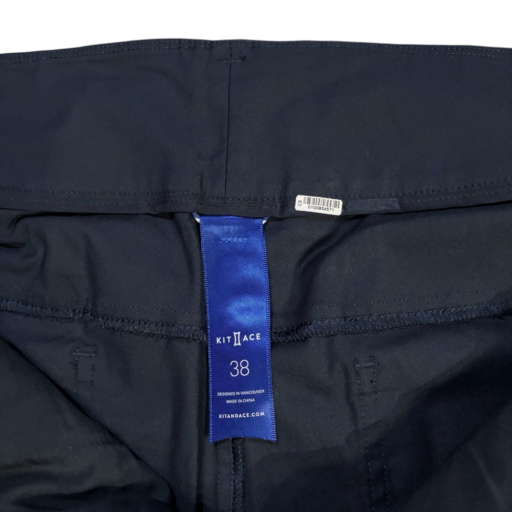 KIT+ ACE Mercer Pants Mens Size 38x29‎ Navy Blue Athletic Casual - Picture 5 of 11